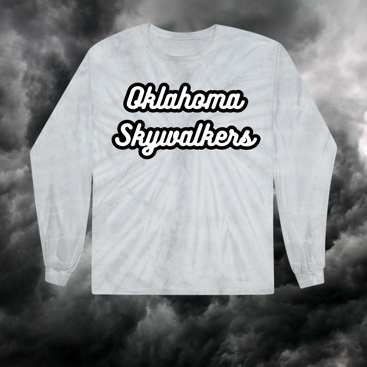 Oklahoma Skywalkers Tie Dye Long Sleeve T-Shirts
