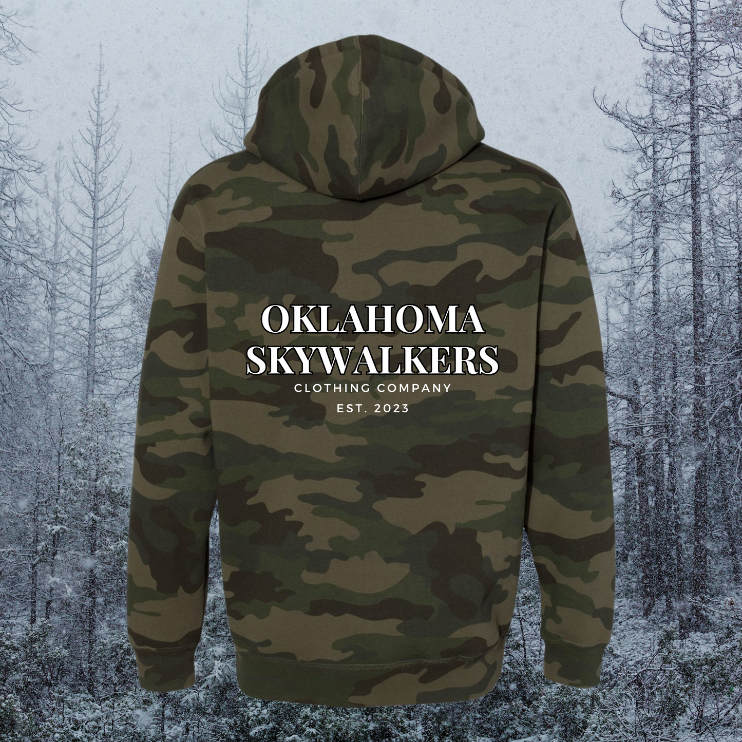 Oklahoma Skywalkers Camo Hoodies