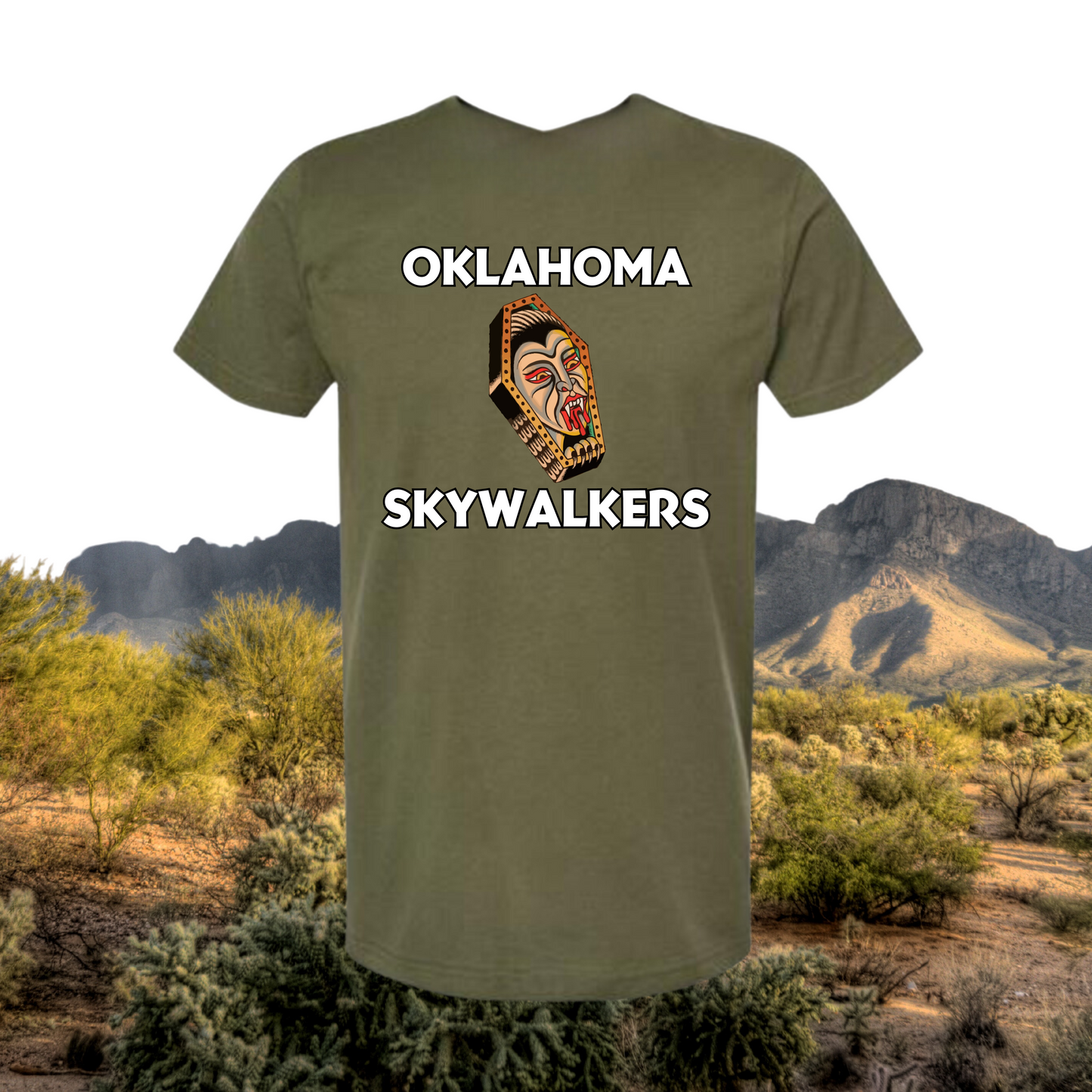 Vampire Coffin Oklahoma Skywalkers T-Shirts