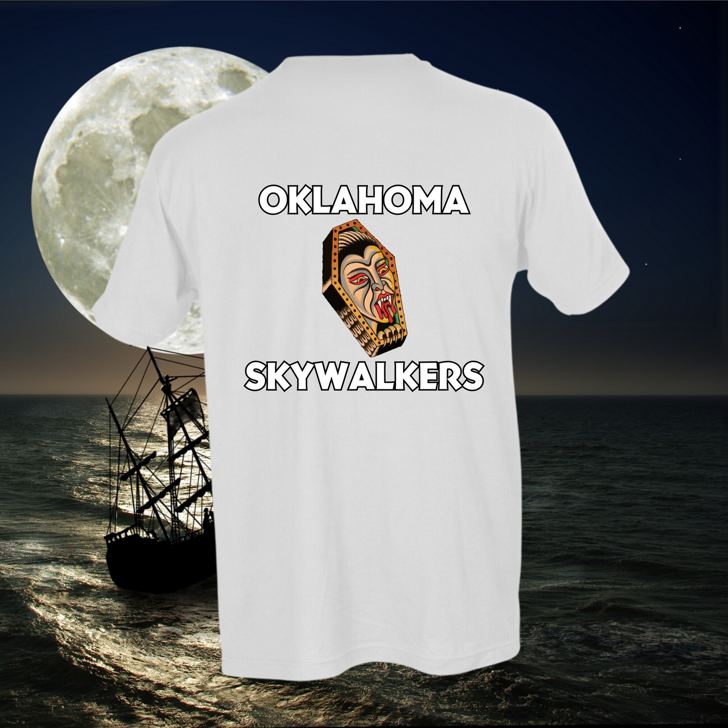 Vampire Coffin Oklahoma Skywalkers T-Shirts