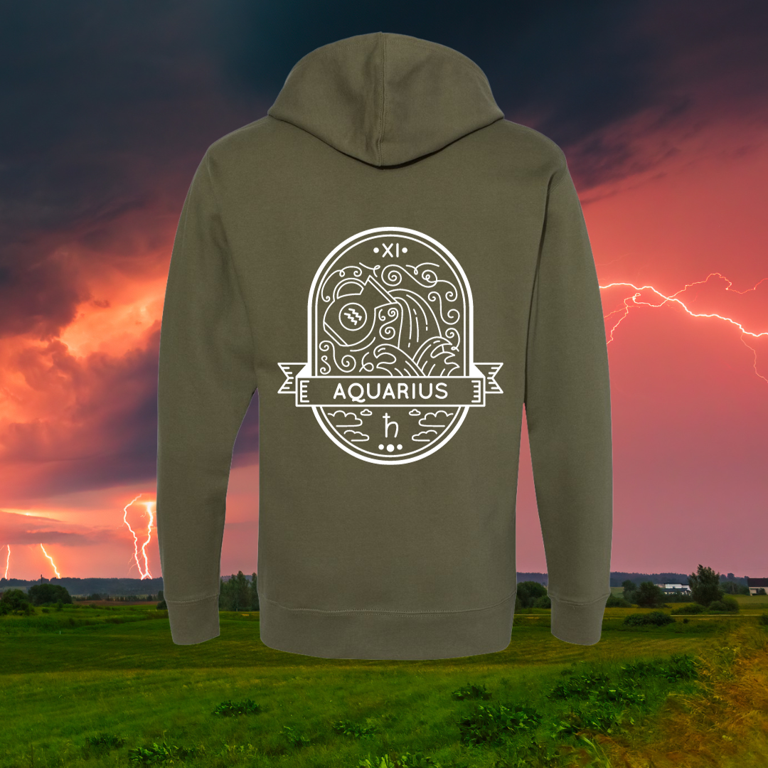 Aquarius Zodiac Skywalkers Hoodies