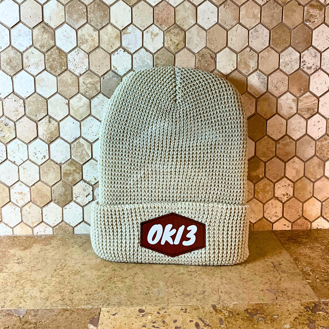 Oki3 Waffle Knit Beanie