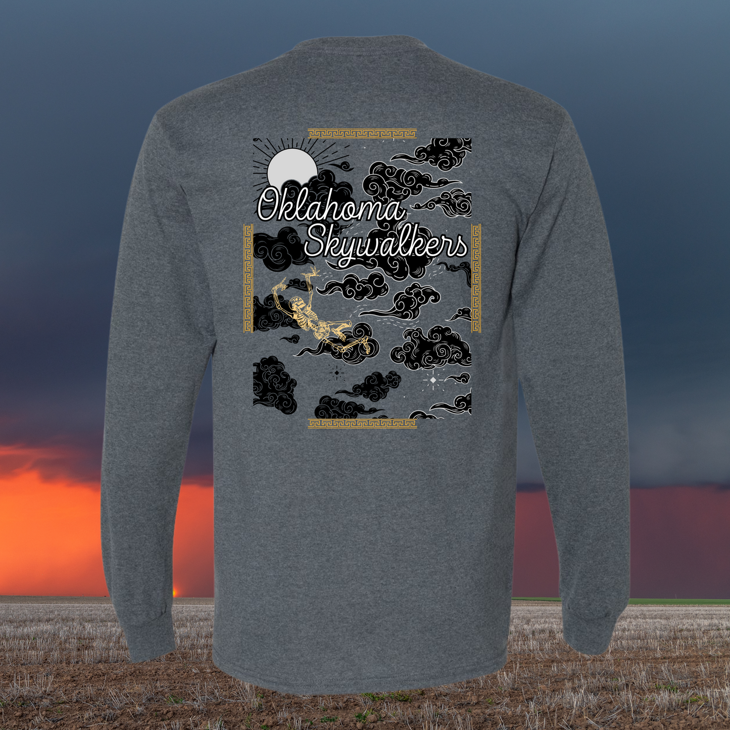 Golden Bones Oklahoma Skywalkers Longsleeve T-Shirts