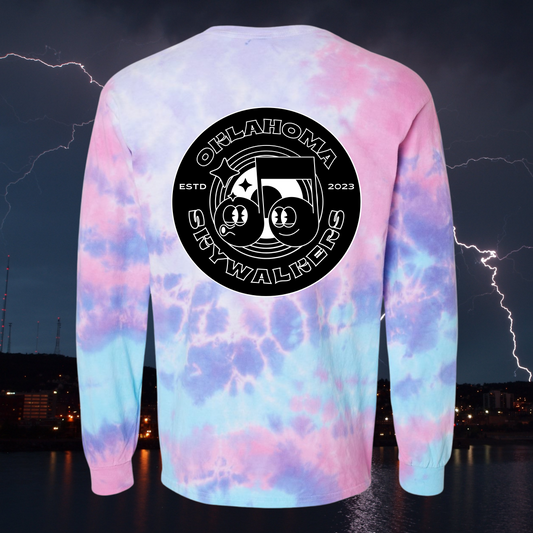 Shake Records Tie Dye Long Sleeve T-Shirts